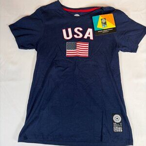 NWT FIFA Women's World Cup 2023 USA T-Shirt Unisex Youth's M Blue